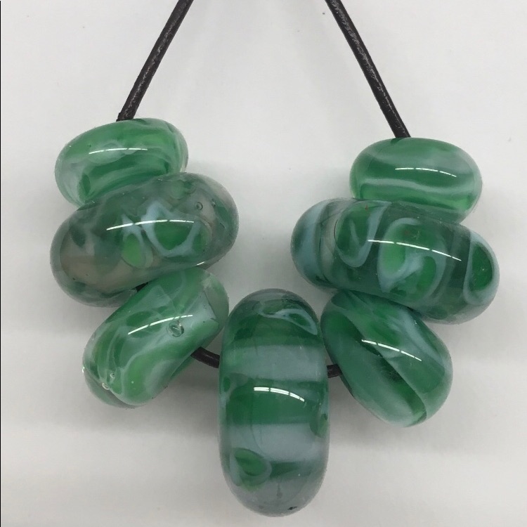 Nwt Hand Crafted Glass Necklace
